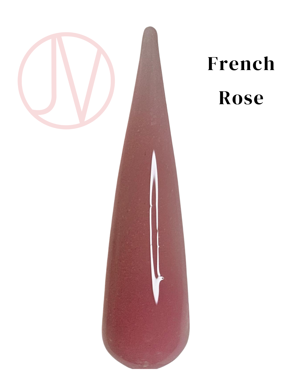 Acrylic cover powder in French Rose for seamless, self-leveling application and professional results.