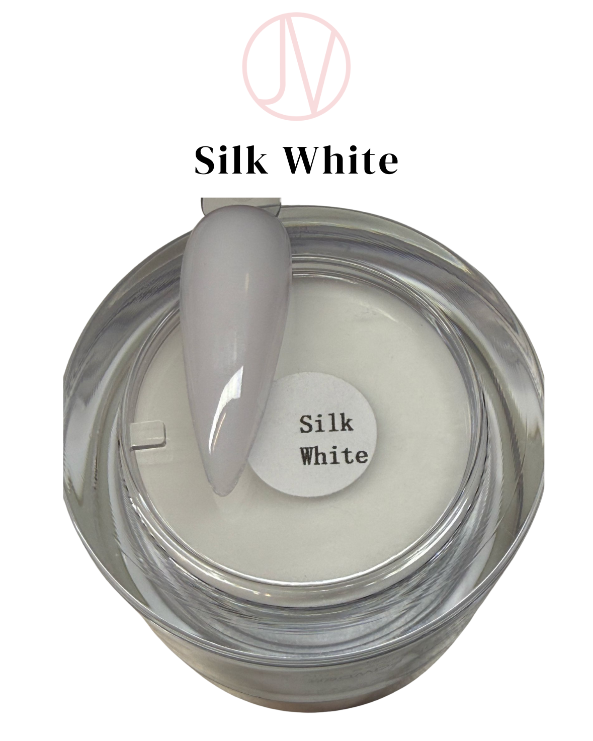 Acrylic Cover Powder Silk White – smooth application and seamless coverage.