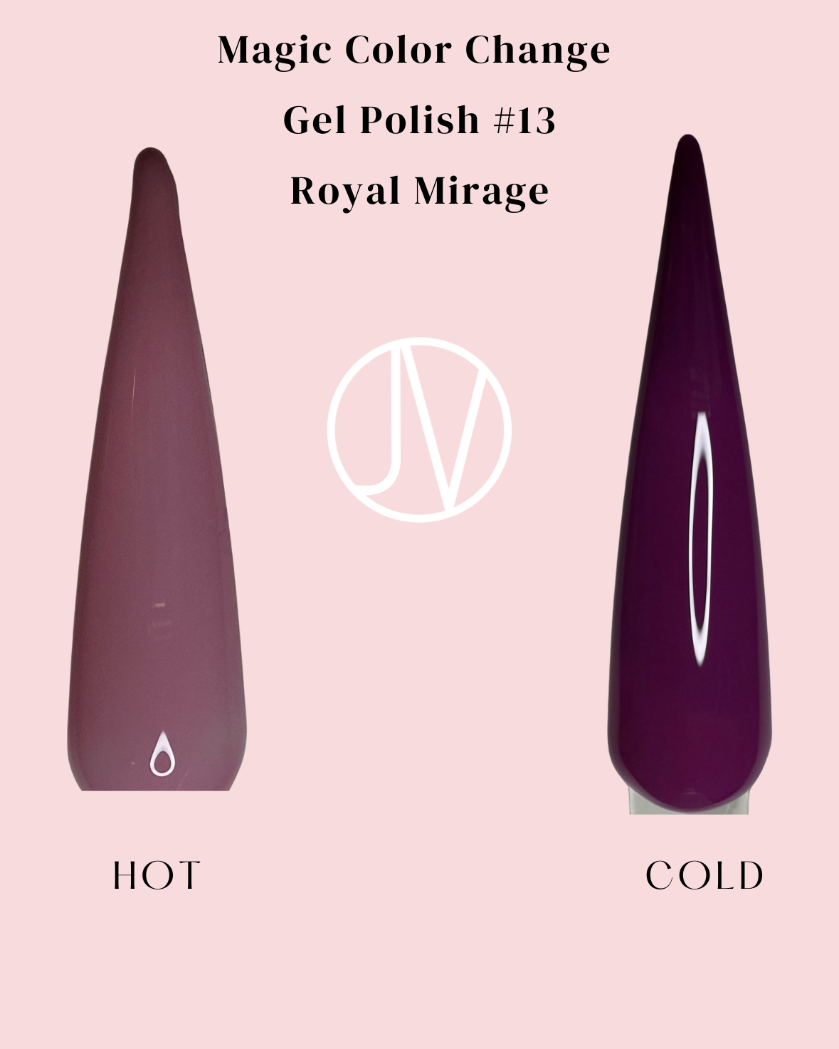 Salon-quality color-changing gel polish – Royal Mirage offers flawless coverage, high pigmentation, and smooth consistency with a 60-second LED cure.