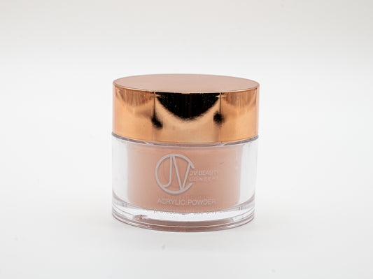 Malt Acrylic Cover Powder – Peachy beige with rosy undertones for a natural, elegant finish.
