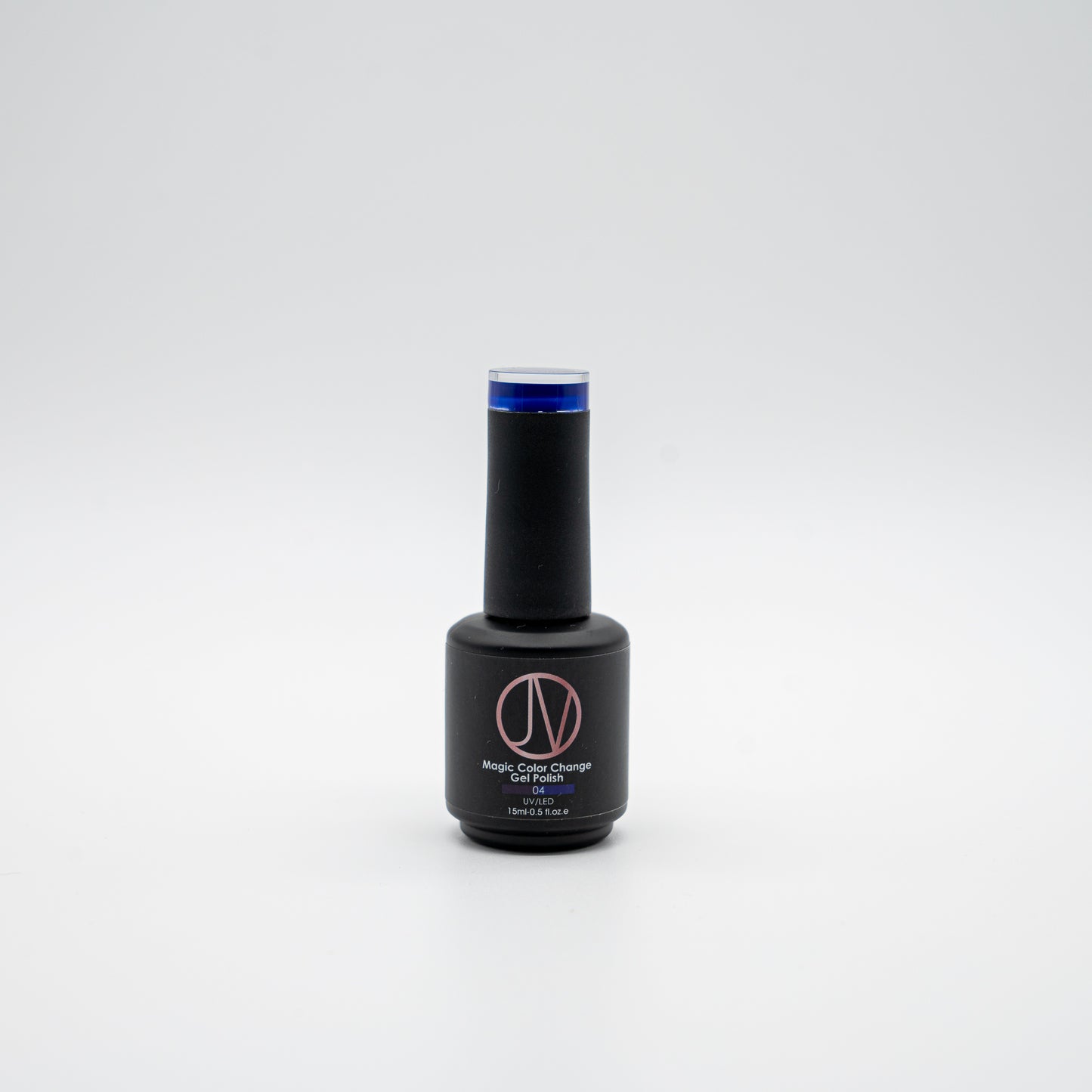 Midnight Tide Magic Gel Polish - Temperature-sensitive nail polish that changes from dark navy blue in cool temperatures to bright ocean blue when warm.