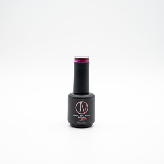 Mystic Merlot Magic Color Change Gel Polish – deep burgundy to rich wine red thermal nail polish with a glossy, high-pigment finish.