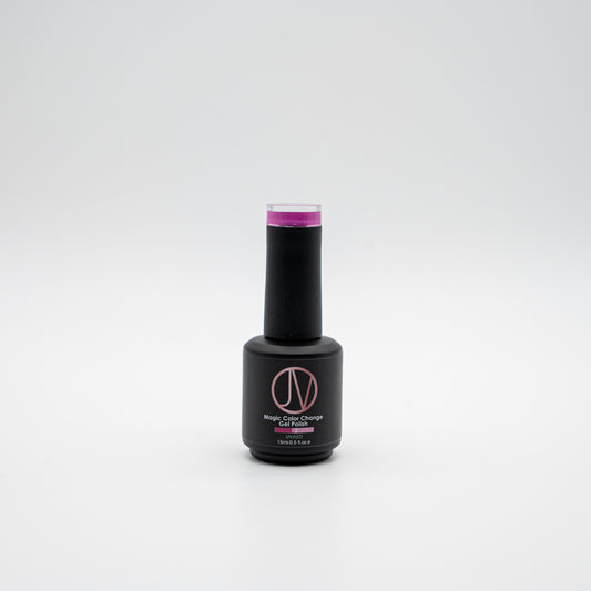 Royal Mirage Magic Color Change Gel Polish – shifts from deep regal purple to soft mauve with heat. High-pigment, UV-cured, long-lasting salon-quality gel.