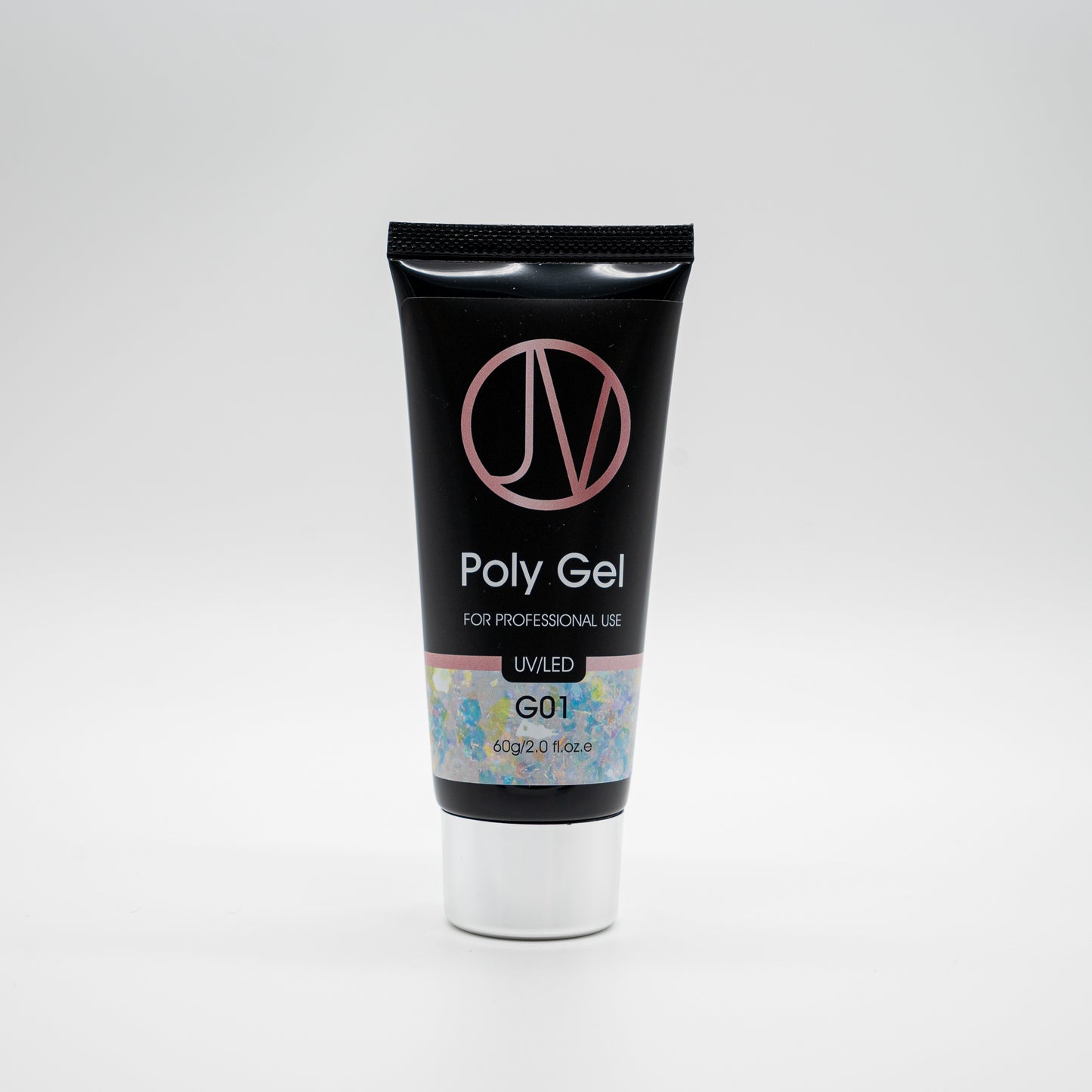 Poligel #G01 - Glitter Holográfico Grueso