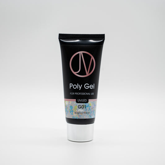 Poly Gel #G01 - Chunky Holographic Glitter