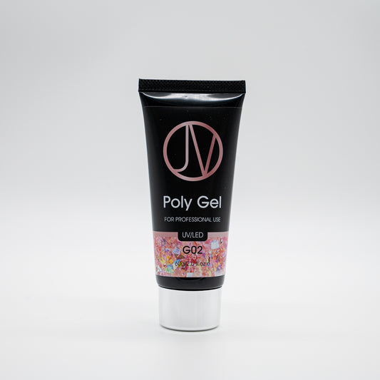 Poly Gel #G02 - Sparkling Rose Quartz