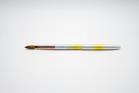 Acrylic Brush #10 – Kolinsky bristle nail brush for precise acrylic application, durable, ergonomic, and professional-quality sculpting tool.