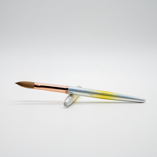 Acrylic Brush #14 – Kolinsky bristle nail brush for precise acrylic application, durable, ergonomic, and salon-quality sculpting tool.