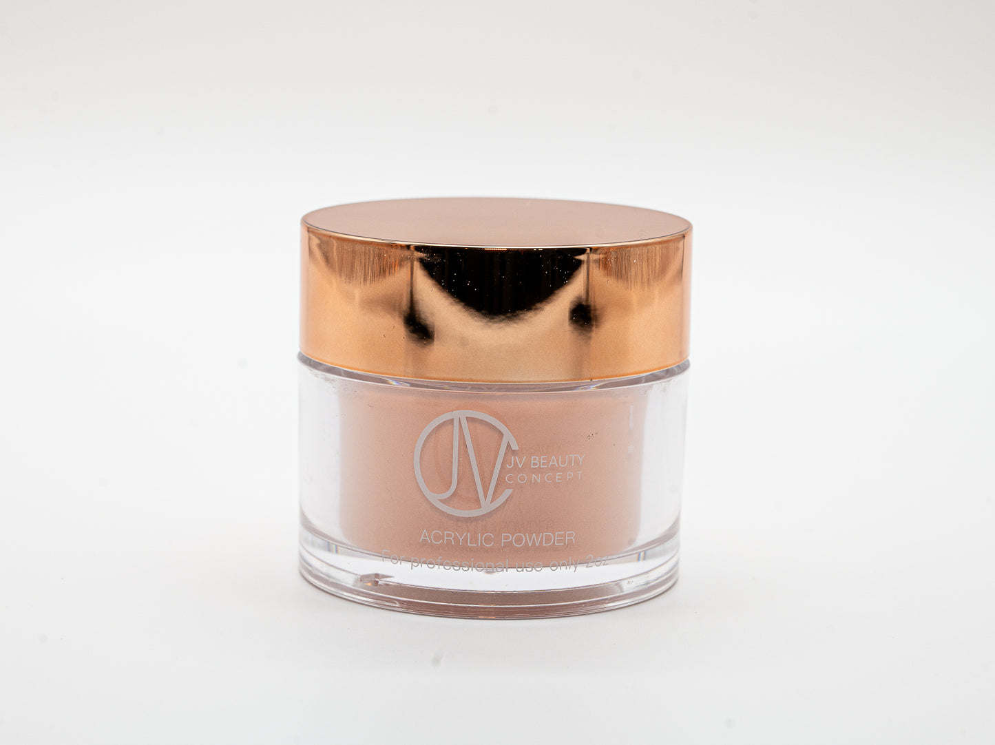 Malt Acrylic Cover Powder – Peachy beige with rosy undertones for a natural, elegant finish.