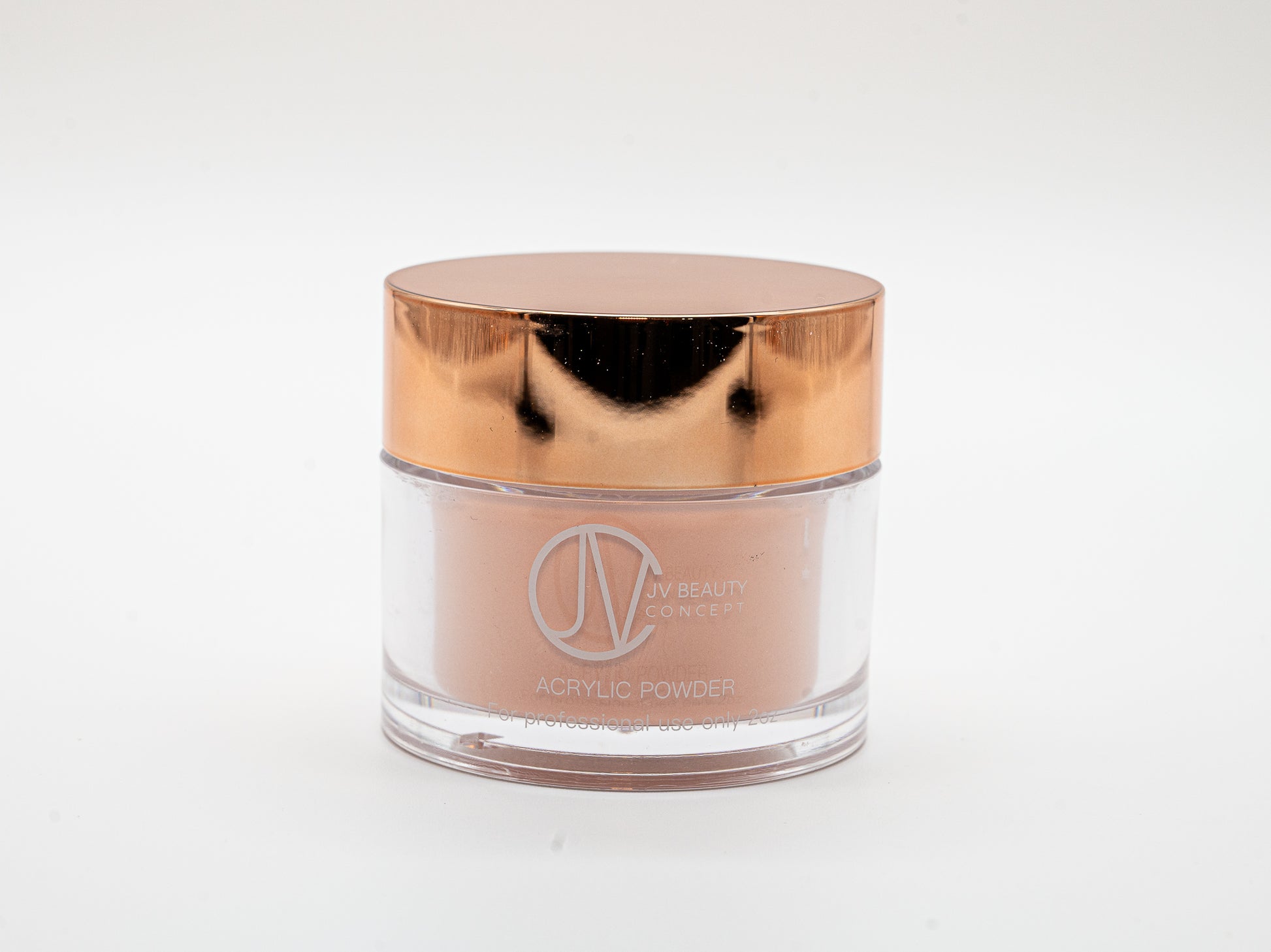 Malt Acrylic Cover Powder – Peachy beige with rosy undertones for a natural, elegant finish.