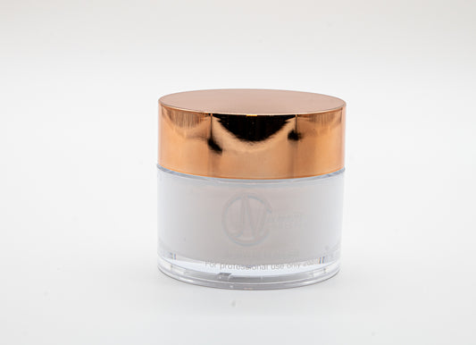 Milky White Acrylic Cover Powder – Perfect for French manicures and natural nail overlays.