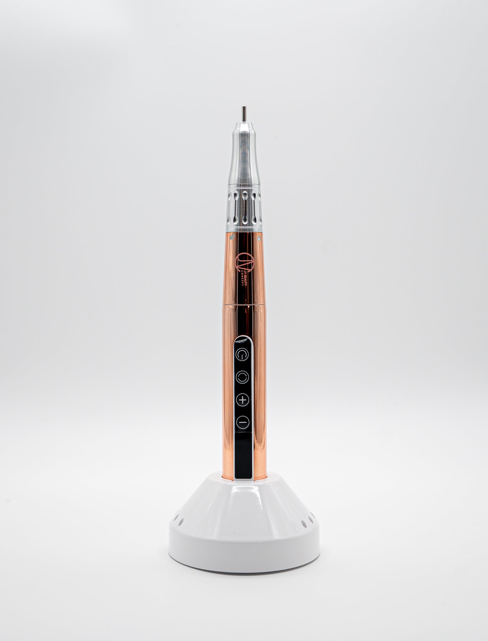 Nail drill for shaping, buffing, and polishing nails with quiet and smooth operation.