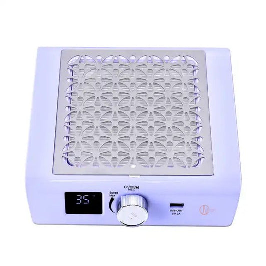 Portable Rechargeable Cordless Nail Dust Collector | Violet