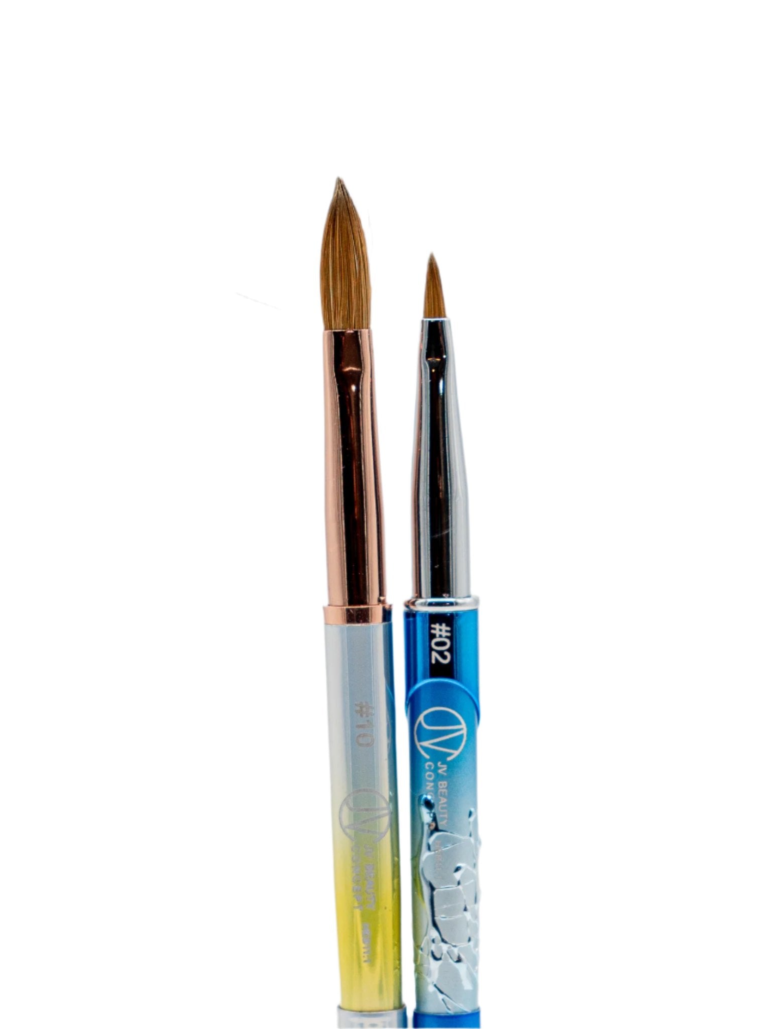 Professional Acrylic Brush #10 with premium Kolinsky bristles – perfect for smooth, even acrylic nail sculpting and salon-quality finishes.